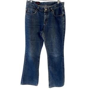 Vintage Y2K Lee Dungarees Flare Jeans | Size 6/7